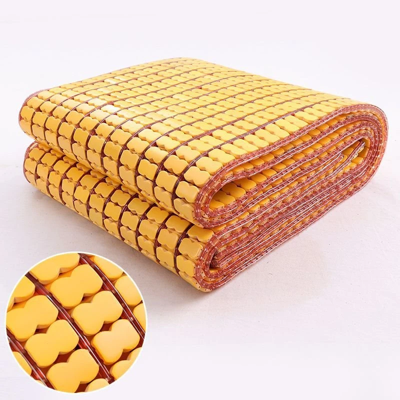 Chiếu trúc hạt nhỏ 180x200cm (1m8) – Không viền, màu vàng trắng