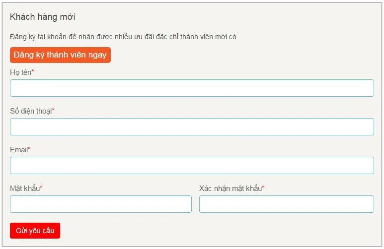 Đăng ký thành viên